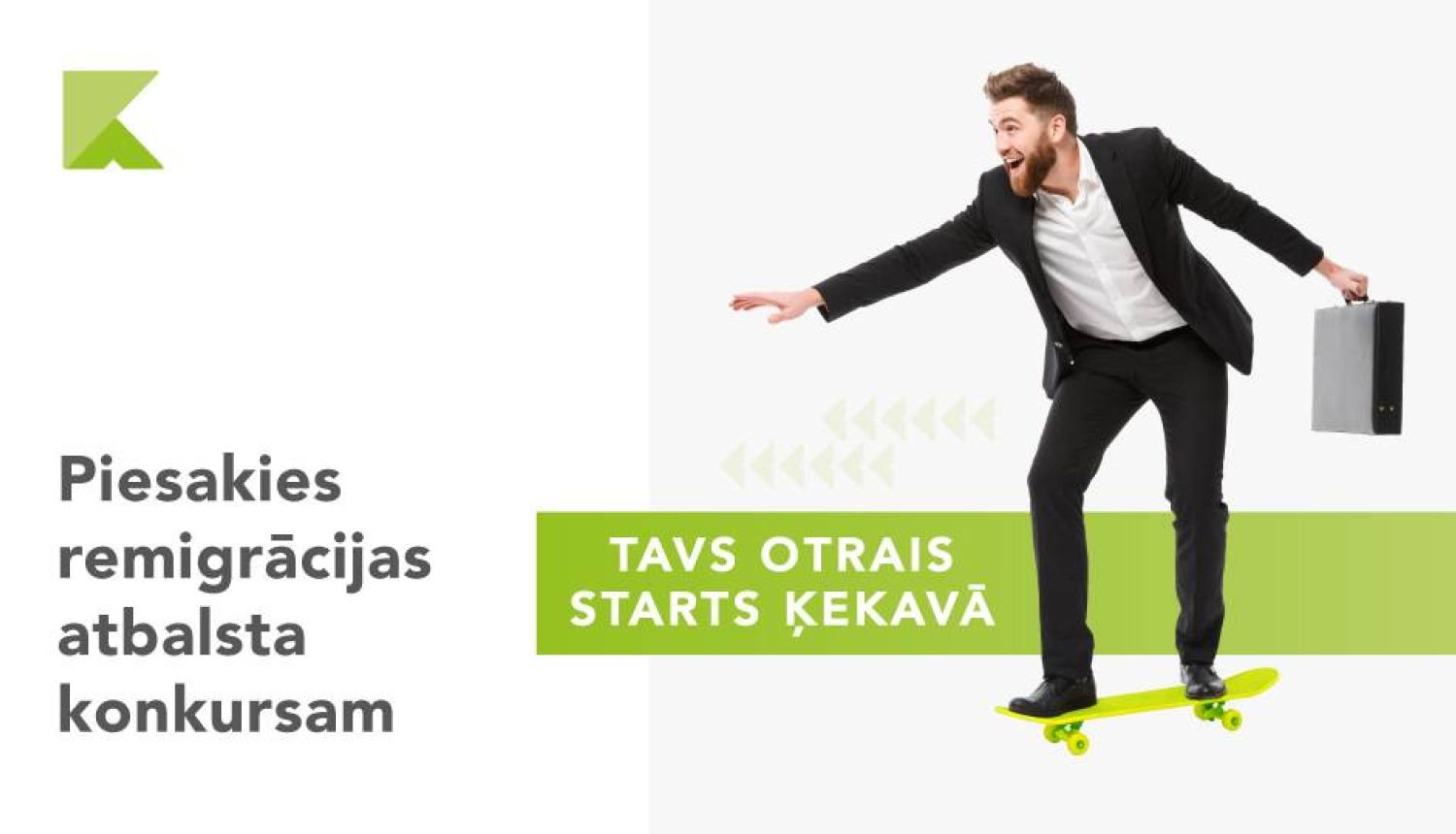 Ķekavas novada vizuālis aicina pieteikties remigrācijas atbalsta konkursam